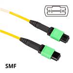 OS2 SM MPO-24 Female Trunk Cable, 24 Fiber, LSZH, 80m