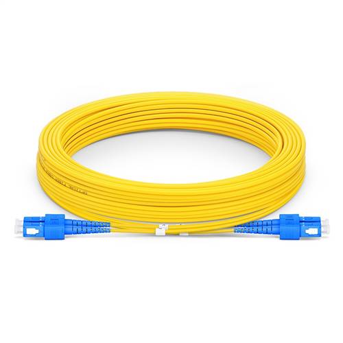 15m (49.2ft) 9/125 OS2 SC to SC Singlemode Duplex Fiber Optic Patch Cable