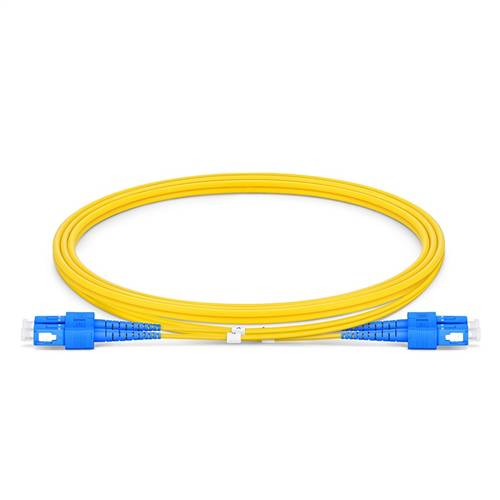 1m (3.3ft) 9/125 OS2 SC to SC Singlemode Duplex Fiber Optic Patch Cable