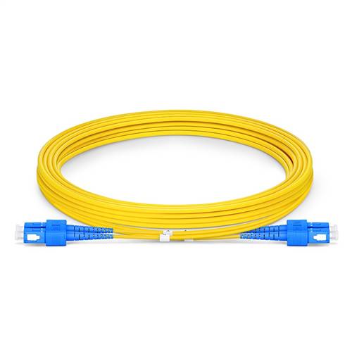 3m (9.8ft) 9/125 OS2 SC to SC Singlemode Duplex Fiber Optic Patch Cable