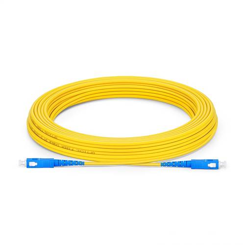 15m (49.2ft) 9/125 OS2 SC to SC Singlemode Simplex Fiber Optic Patch Cable