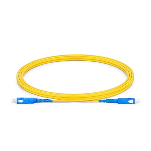 2m (6.6ft) 9/125 OS2 SC to SC Singlemode Simplex Fiber Optic Patch Cable