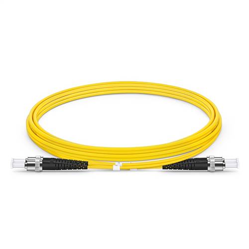 2m (6.6ft) 9/125 OS2 ST to ST Singlemode Duplex Fiber Optic Patch Cable