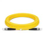 7m - 9/125 OS2 ST to ST Singlemode Duplex Fiber Cable