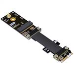 P3-M2AE-M2A PCIe 3.0 M.2 Key A.E. to M.2 Key A WiFi Female Extension Cable