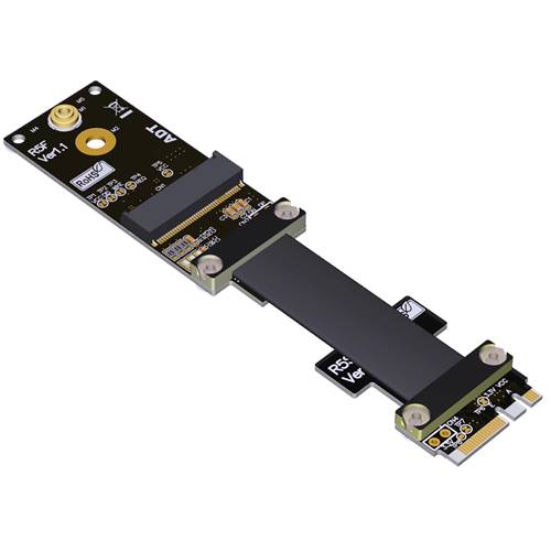 P3-M2AE-M2A PCIe 3.0 M.2 Key A.E. to M.2 Key A WiFi Female Extension Cable
