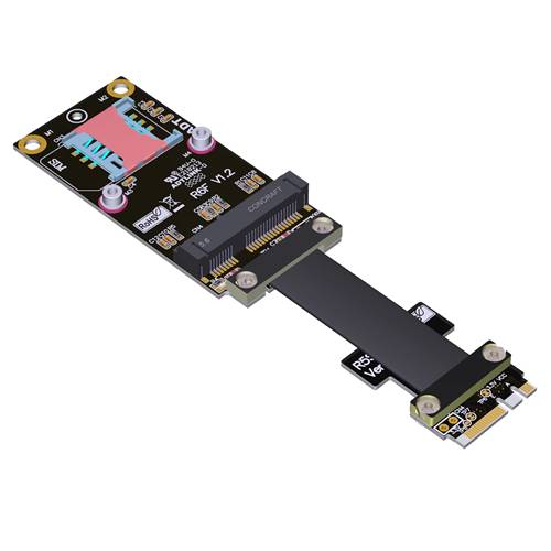 P3-M2AE-MPF PCIe 3.0 M.2 Key A.E. to Mini PCIe Female Extension Cable