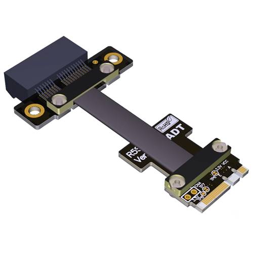 P3-M2AE-X1F M.2 Key A.E. to PCIe 3.0 x1 Female Extension Cable
