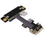 P3-M2AE-X1FDR M.2 Key A.E. to PCIe 3.0 x1 Female Down R/A Extension Cable
