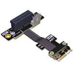 P3-M2AE-X1FUR M.2 Key A.E. to PCIe 3.0 x1 Female Up R/A Extension Cable