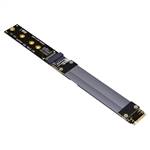 PCIe 3.0 M.2 NVMe Key-M Male to M.2 NVMe Key-M Female SSD Extension Cable