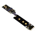 PCIe 3.0 M.2 NVMe Key-M Male to M.2 WIFI Key-A.E Extension Cable