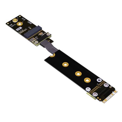 P3-M2N-M2WIFI PCIe 3.0 M.2 NVMe Key-M Male to M.2 WIFI Key-A.E Extension Cable