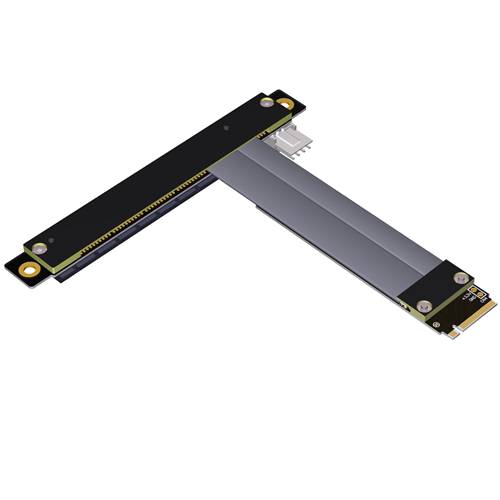 P3-M2N-RX16FDR M.2 NVMe Male to Reverse PCIe 3.0 x16 Female Down R/A Extension Cable