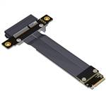 M.2 NVMe Male to Reverse PCIe 3.0 x4 Female Extension Cable