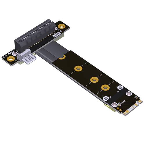 P3-M2N-RX4FDR M.2 NVMe Male to Reverse PCIe 3.0 x4 Female Down R/A Extension Cable
