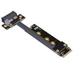 M.2 NVMe Male to PCIe 3.0 x1 Female Extension Cable