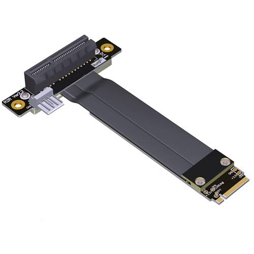 P3-M2N-X4FDR M.2 NVMe Male to PCIe 3.0 x4 Female Down R/A Extension Cable