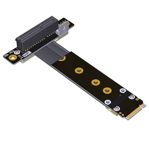 P3-M2N-X4FUR M.2 NVMe Male to PCIe 3.0 x4 Female Up R/A Extension Cable