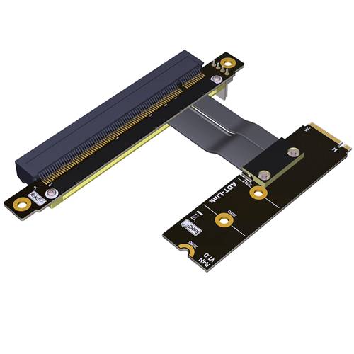 P3-M2NRB-X16F M.2 NVMe Male Right Bend to PCIe 3.0 x16 Female Extension Cable