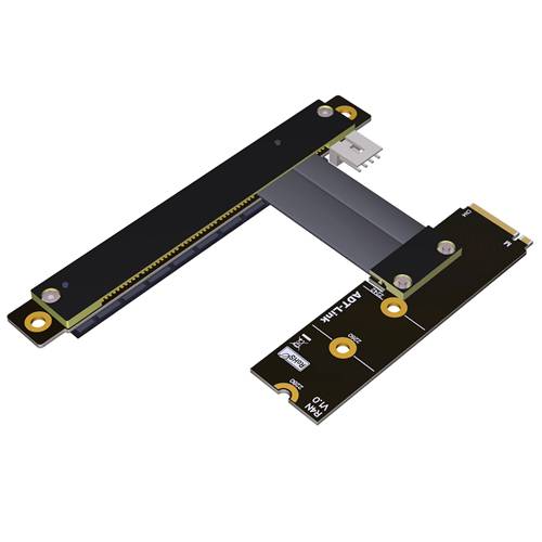 P3-M2NRB-X16FDR M.2 NVMe Male Right Bend to PCIe 3.0 x16 Female Down R/A Extension Cable
