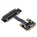 PCIe 3.0 Mini PCIe Male to U.2 SFF-8639 Up R/A SSD Extension Cable