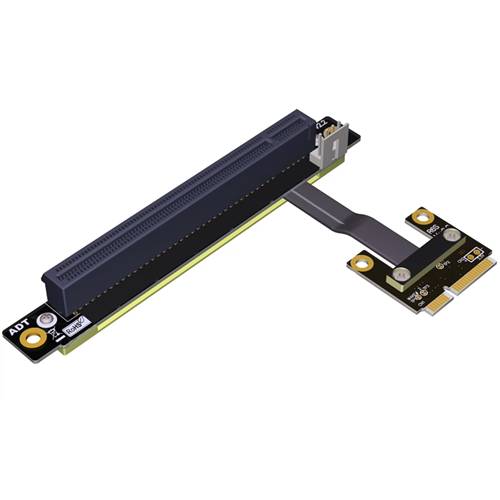 P3-MPEM-X16FUR Mini PCIe Male to PCIe 3.0 x16 Female Up R/A Extension Cable