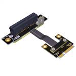 P3-MPEM-X4FUR Mini PCIe Male to PCIe 3.0 x4 Female Up R/A Extension Cable
