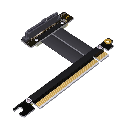 P3-X16M-U2UR PCIe 3.0 x16 Male to U.2 SFF-8639 Up R/A SSD Extension Cable