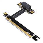 PCIe 3.0 x16 Male to x1 Female Down R/A Extension Cable