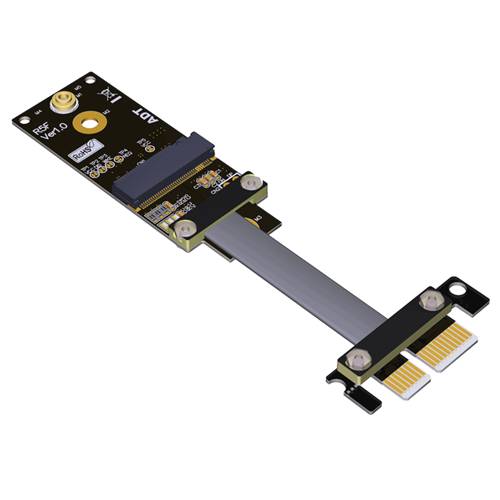 P3-X1M-M2WIFI PCIe 3.0 x1 Male to M.2 WiFi (Key A) Extension Cable