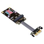 PCIe 3.0 x1 Male to Mini PCIe Female Extension Cable