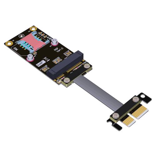 P3-X1M-MPF PCIe 3.0 x1 Male to Mini PCIe Female Extension Cable