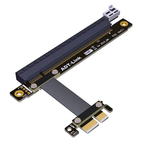 P3-X1M-X16FL PCIe 3.0 x1 Male to x16 Female Extension Cable with Lock