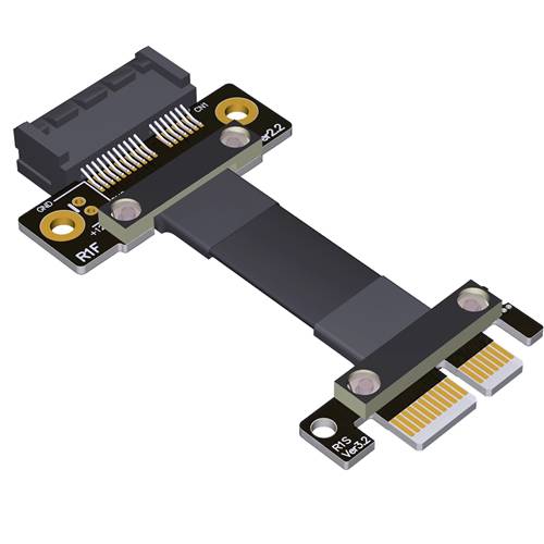 P3-X1M-X1F PCIe 3.0 x1 to x1 Extension Cable, Male STR to Female STR