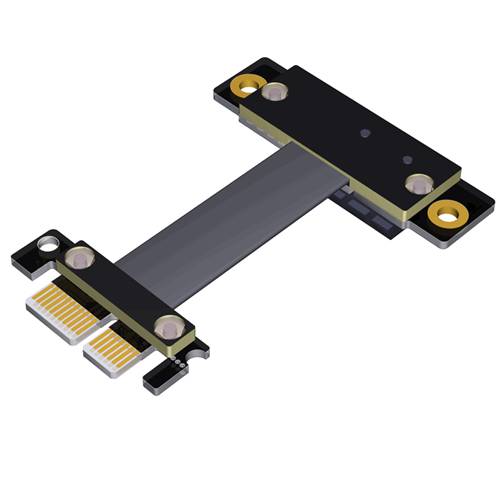 P3-X1M-X1FDR PCIe 3.0 x1 to x1 Extension Cable, Male STR to Female Down R/A