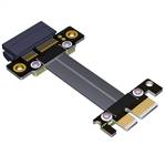 P3-X1M-X1FO PCIe 3.0 x1 to x1 Extension Cable, Male STR to Female STR with Open Connector