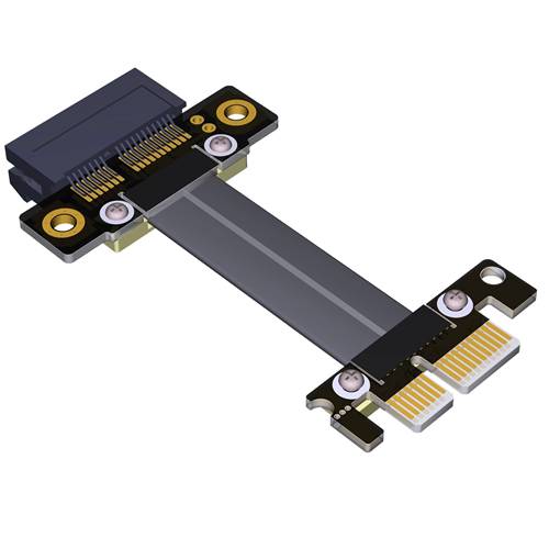 P3-X1M-X1FO PCIe 3.0 x1 to x1 Extension Cable, Male STR to Female STR with Open Connector