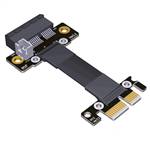 P3-X1M-X1FP PCIe 3.0 x1 to x1 Extension Cable, Male STR to Female STR with SATA 15P Power Cable
