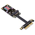 P3-X4M-MPF PCIe 3.0 x4 Male to Mini PCIe Female Extension Cable