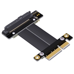 PCIe 3.0 x4 Male to U.2 SFF-8639 Up R/A SSD Extension Cable
