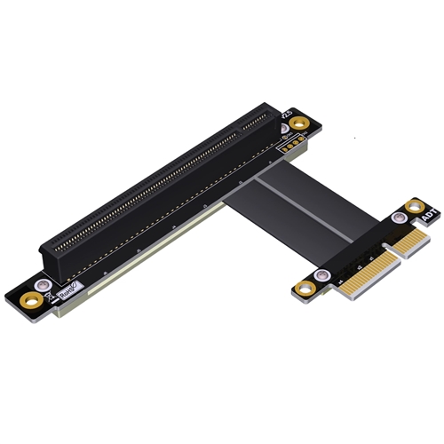 P3-X4M-X16FUR PCIe 3.0 x4 Male to x16 Female Up R/A Extension Cable