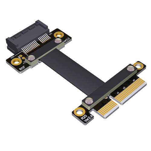 P3-X4M-X1F PCIe 3.0 x4 Male to x1 Female Extension Cable
