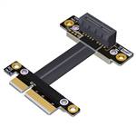 P3-X4M-X1FDR PCIe 3.0 x4 Male to x1 Female Down R/A Extension Cable