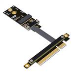 PCIe 3.0 x8 Male to M.2 WiFi Key A.E. Extension Cable