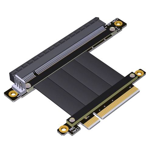 P3-X8M-X16F-P PCIe 3.0 x8 Male to x16 Female Extension Cable with SATA 15P Power Cable