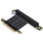P3-X8M-X16FDR-P PCIe 3.0 x8 Male to x16 Female Down R/A Extension Cable with SATA 15P Power Cable
