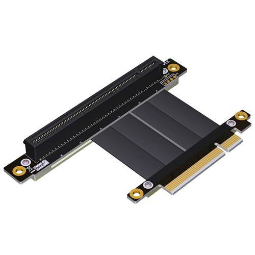 P3-X8M-X16FUR PCIe 3.0 x8 Male to x16 Female Up R/A Extension Cable