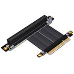 P3-X8M-X16FUR-P PCIe 3.0 x8 Male to x16 Female Up R/A Extension Cable with SATA 15P Power Cable