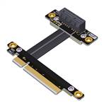 P3-X8M-X1FDR PCIe 3.0 x8 Male to x1 Female Down R/A Extension Cable
